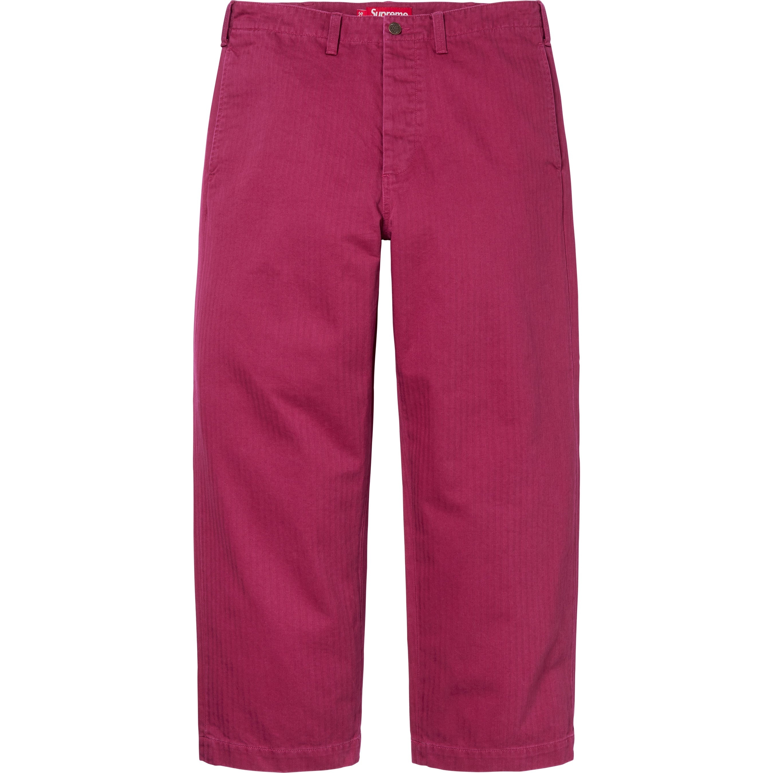 Washed Herringbone Chino Pant view 5